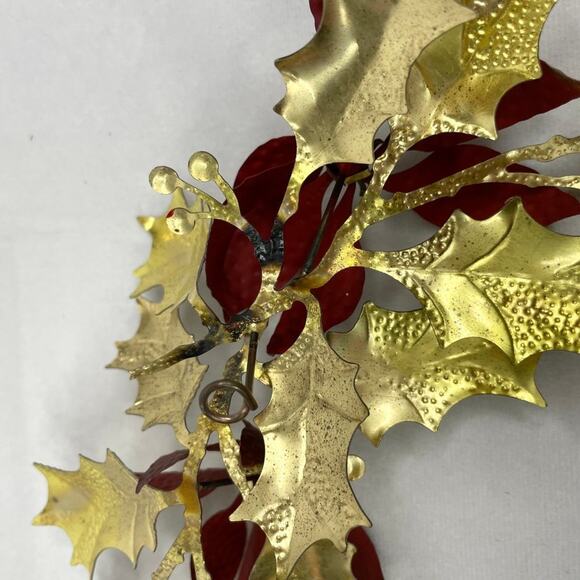Vintage Gold Metal Holiday Décor - Picture 7 of 7
